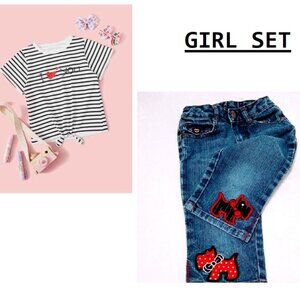 SET OF 2 PIECES GIRLS SIZE 4-5 YEARS
